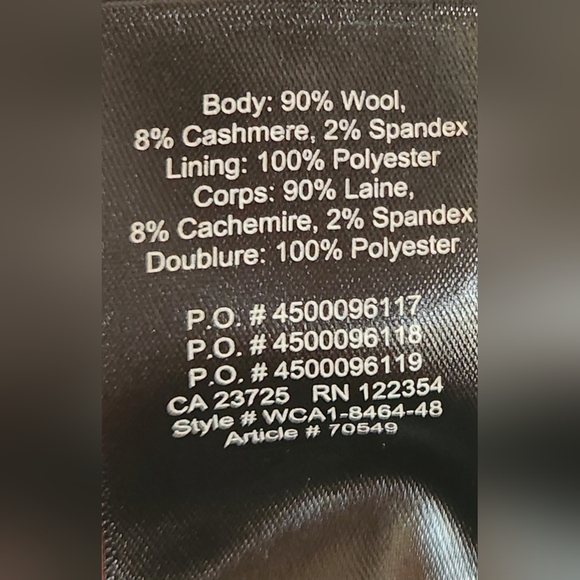 NWOT Aritzia Babaton Wool dress size 0 - Picture 4 of 4